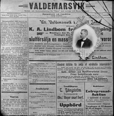 Foto i tidning
Nyckelord: Tidning Annons