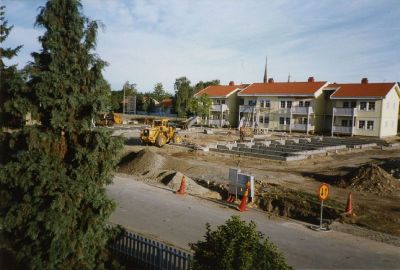Pågående husbyggnation
