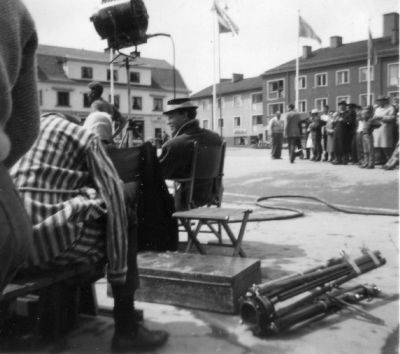 Filminspelning på torg
Nyckelord: Film Filmkamera