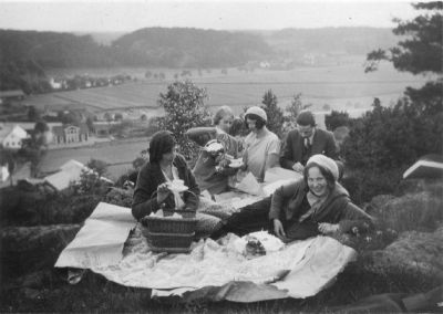 Picknick på berg

