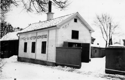 Byggnad.
Nyckelord: Motorverkstad Vinter