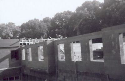 Byggnad under uppförande
