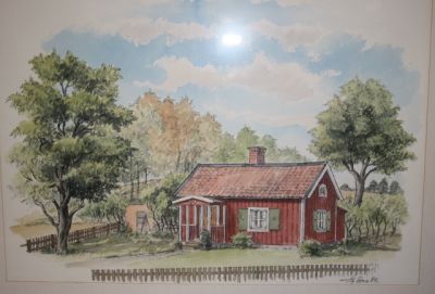 Akvarellmålning av torpstuga
Nyckelord: Akvarell Jordkällare