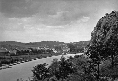 Stadsvy från höjd
