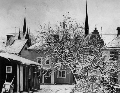 Vintrig stadsvy
