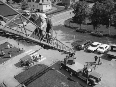 Brandövning
Nyckelord: Brandstege