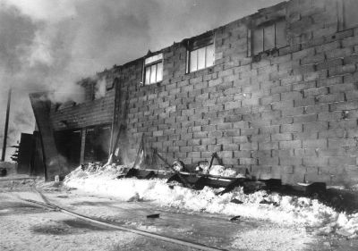 Brand i smidesverkstad
