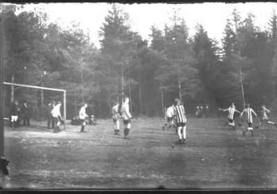 Fotbollsmatch.
