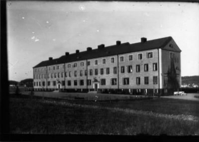 Byggnad.
