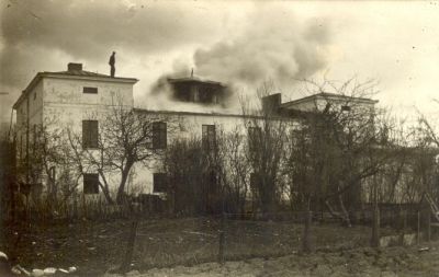 Brand i större villa
