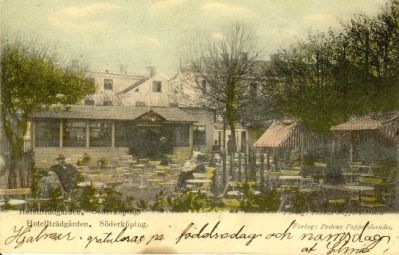 Trädgårdsservering
