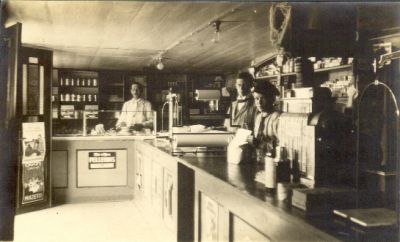 Interiör från specerihandel
